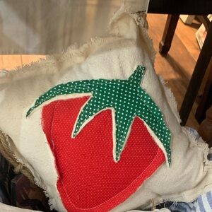 Strawberry Handmade pillow